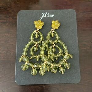 J.Crew beaded chandelier style earrings